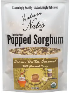 Nature Nate's LLC Organic Brown Butter Caramel Popped Sorghum
