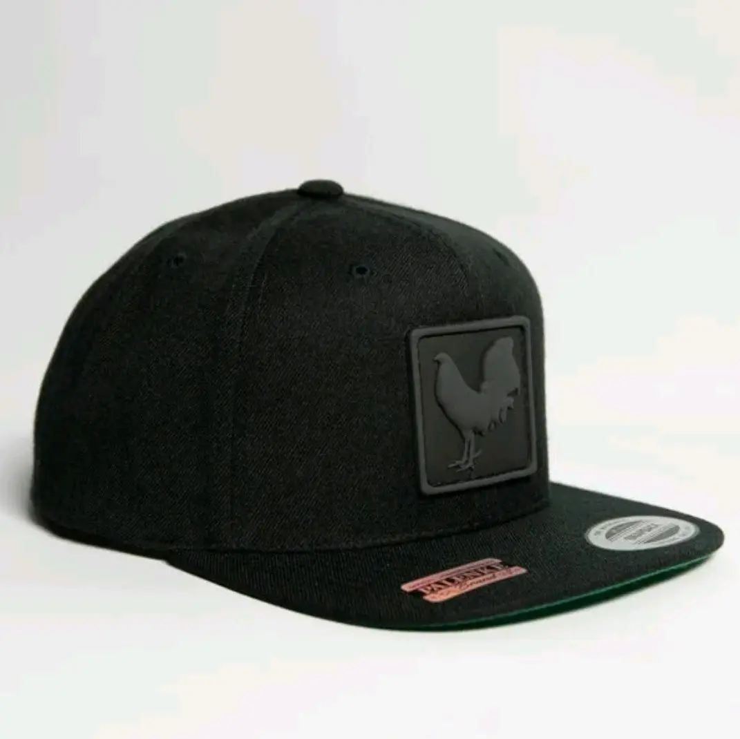 3D PVC Patch Flat-Bill Classic Snapback Hat 20