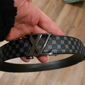 Men's Alloy Automatic Buckle Belt, Fashion Belts, Casual Fashion Print Waistband, High-End Lightweight Design, Versatile Pants Strap, All Seasons