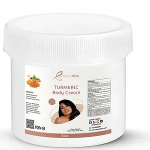 Byenblan Turmeric Body Cream - 7 Days Results Handmade with Love - Strong & Effective Skin Care 8 oz