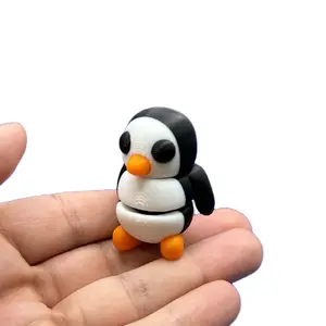 Cute Baby Penguin Figure With Moveable Joints/Animal Lovers/Decoration/Gift