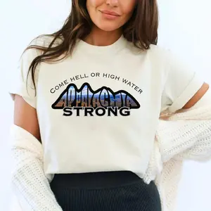 Come hell or High Water Appalachia Strong UNISEX Softstyle T-Shirt