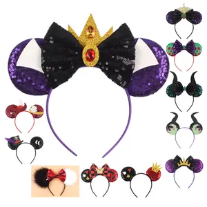 Villains Halloween Ears - Perfect for Theme Park visits, Parties, Dress-up, and more!