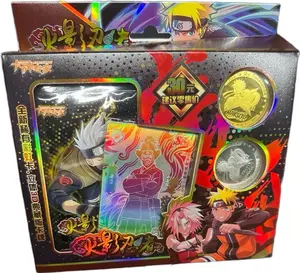 Naruto Blister Box 3 Packs 2 Coins 1 Promo