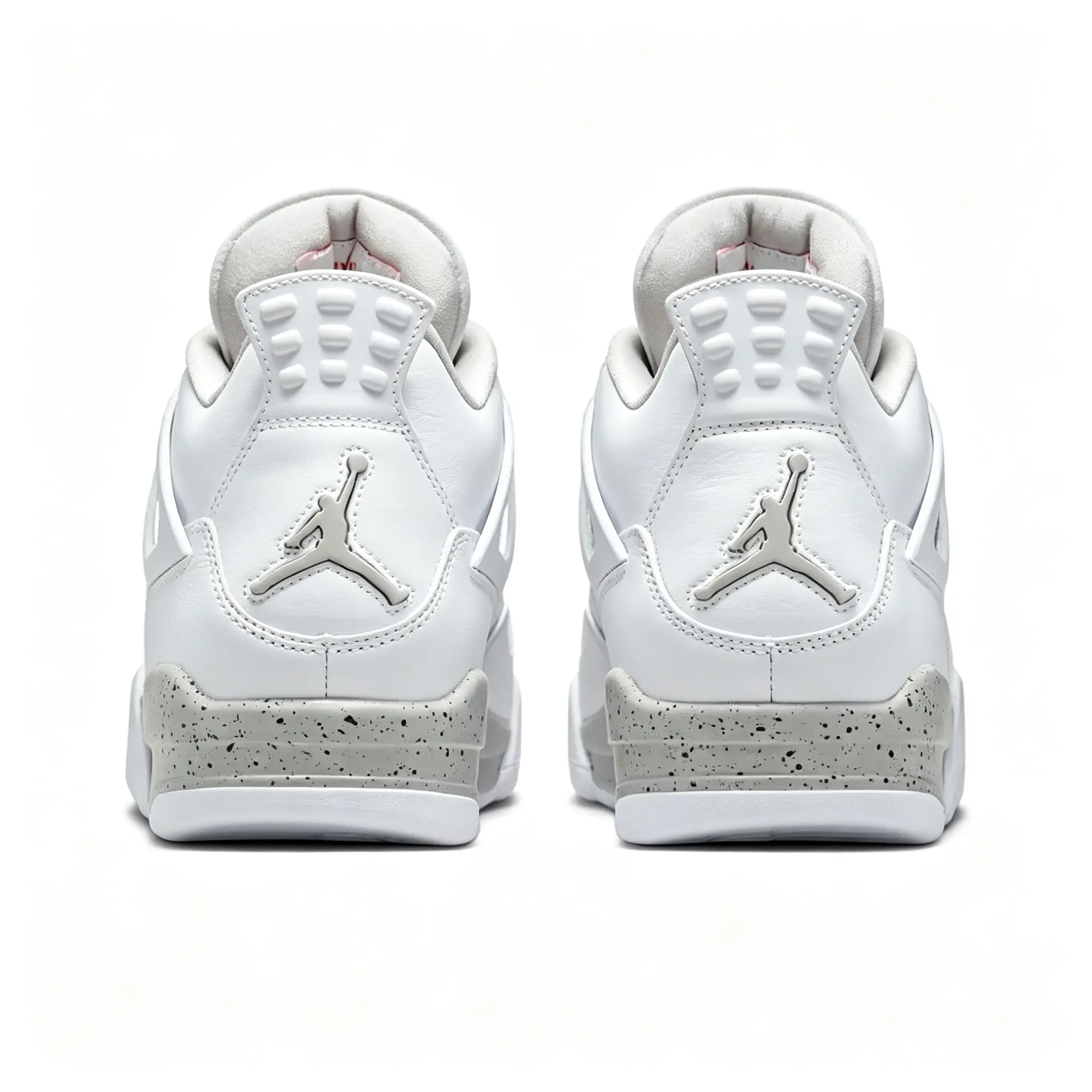 Brand New Sealed with Original Shoe Box Unisex Smooth Leather & Breathable Mesh Multi-Color Off White Cement Gray Retro Basketball Sneakers, Minimalist All-Match Streetwear Footwear, Collectible Sports Shoes for Daily Indoor Outdoor Casual Outfit