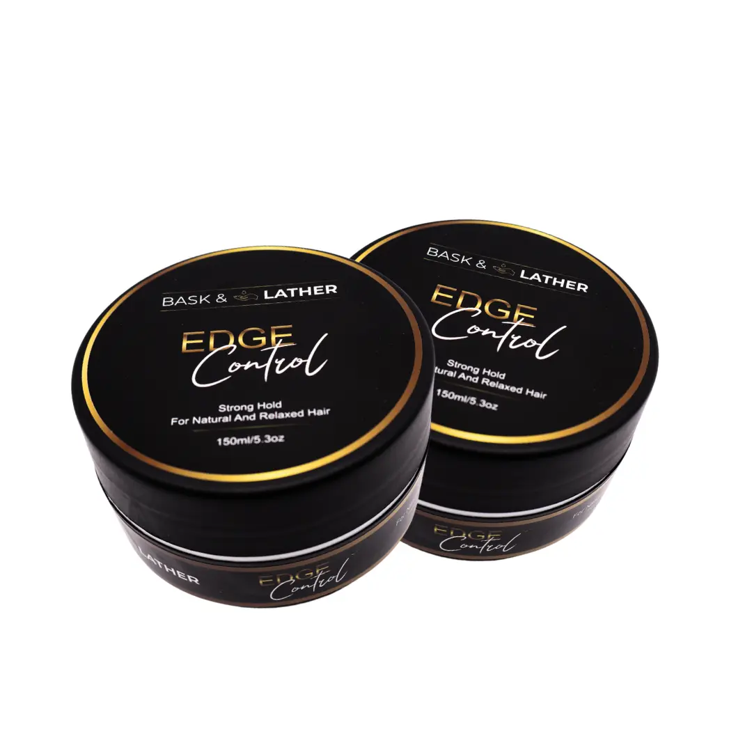 STRONG HOLD -THICK EDGES EDGE CONTROL - 2 JAR BUNDLE strong edge braid gel pomade Hair Product Haircare