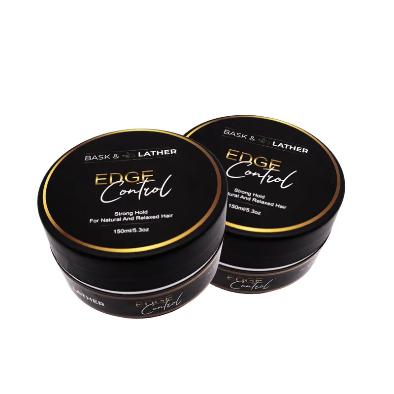 STRONG HOLD -THICK EDGES EDGE CONTROL - 2 JAR BUNDLE strong  edge braid gel pomade Hair Product Haircare