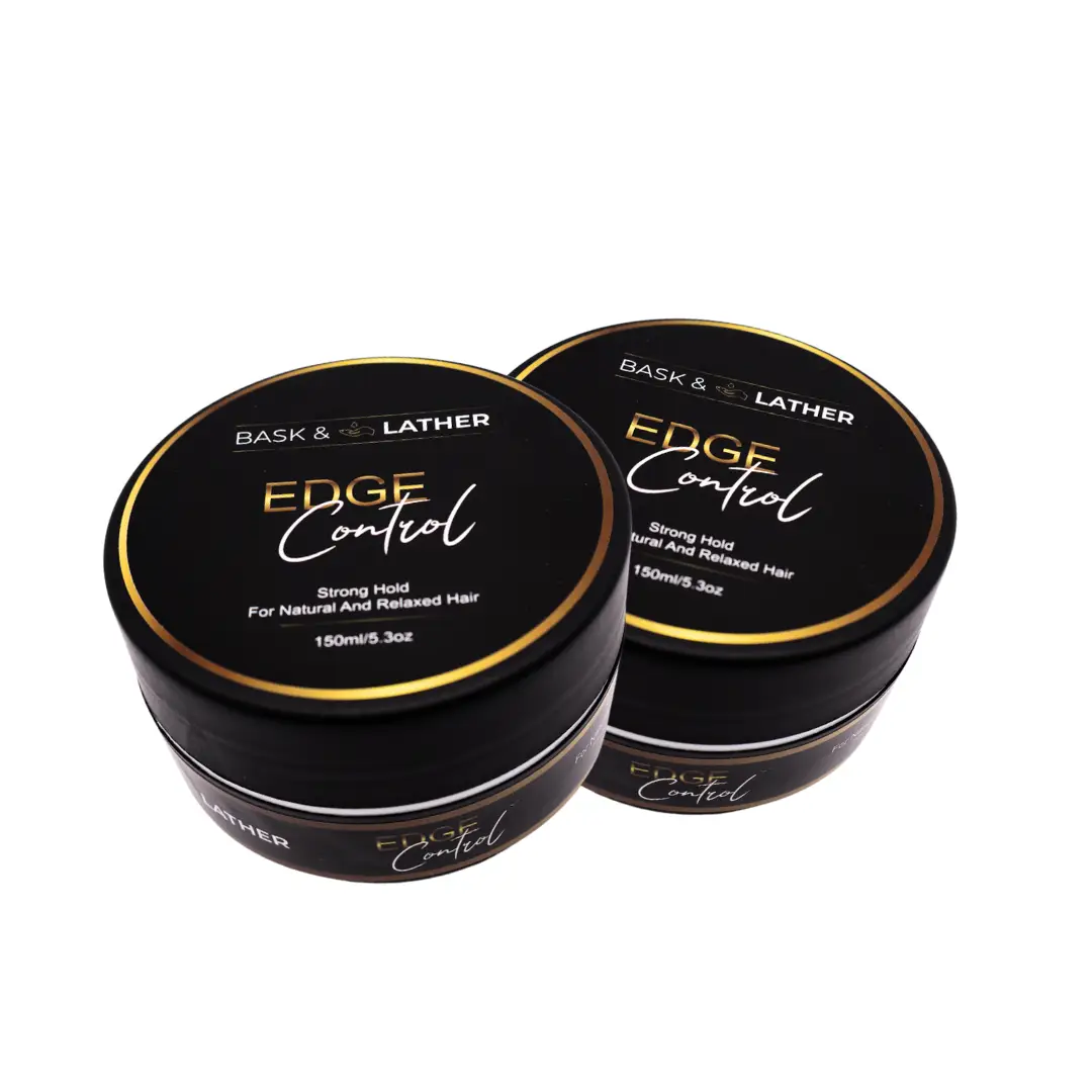 STRONG HOLD -THICK EDGES EDGE CONTROL - 2 JAR BUNDLE strong edge braid gel pomade Hair Product Haircare