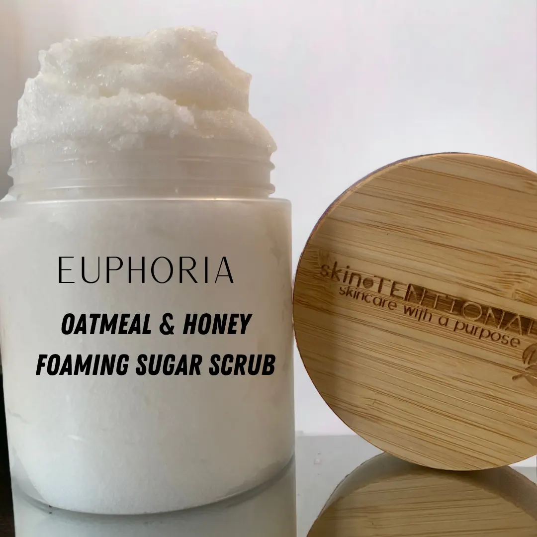 Oatmeal Honey Exfoliating Foaming Sugar Scrub 8oz