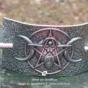 Large Triple Goddess Hair Clip with Pin