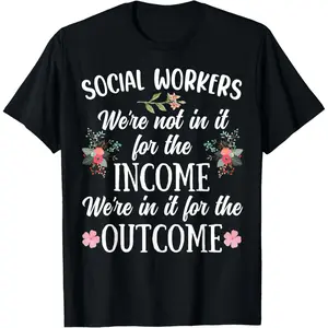 100% Cotton Social Worker Community Welfare Public Protection Services T-Shirt