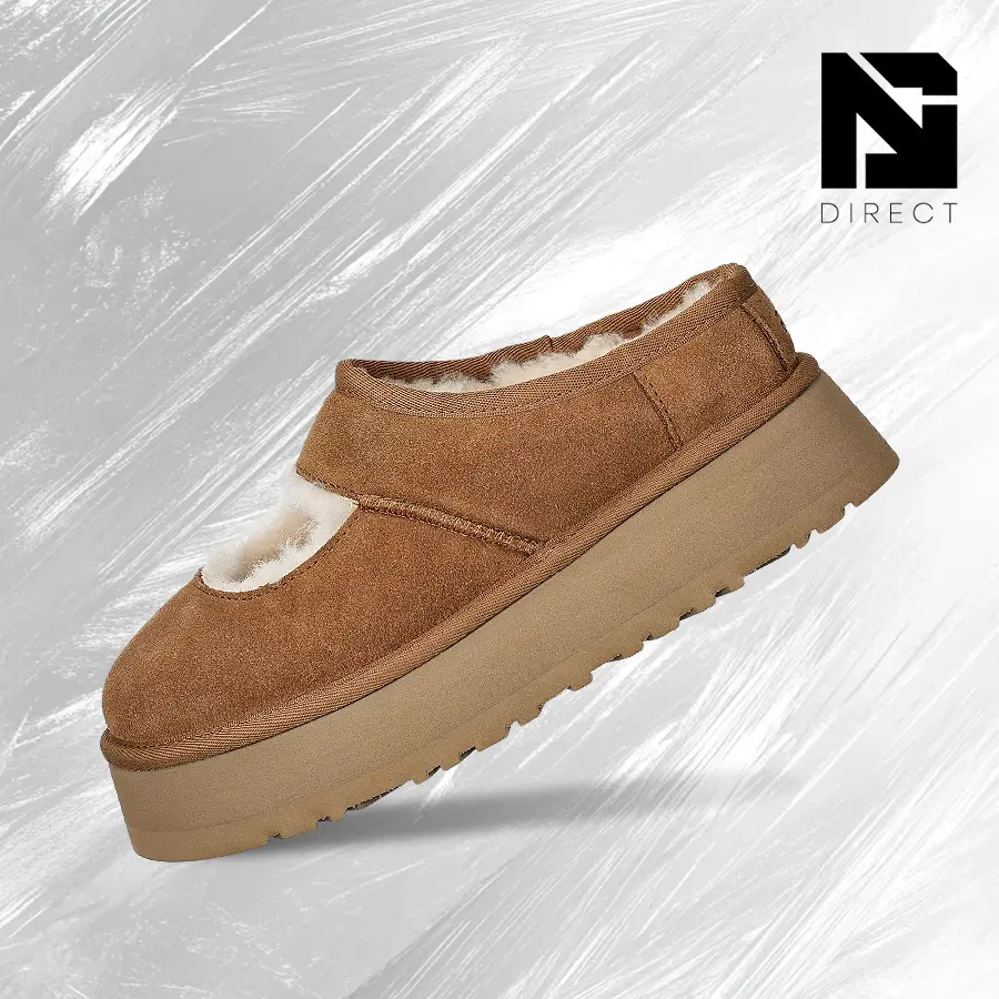 UGG Bea Mary Jane Chestnut (Women's)– Women's Lifestyle Sneakers – shoes for woman -Vintagen -Spring & Summer-Inspired Running Shoes, Shock-Absorbing Comfort, Gym to Streetwear Casual Wear—back to school—1167612 CHE