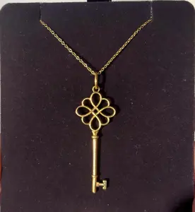 Pre-owned Tiffany & Co, Tiffany knot key 18k gold yellow gold necklace