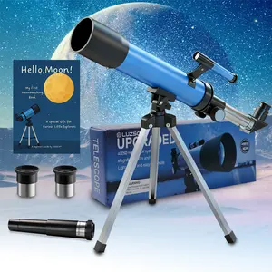 Kids Telescope 50mm 100x Magnification for Astronomy Science with Tripod & Finder Scope for Ages 6-12