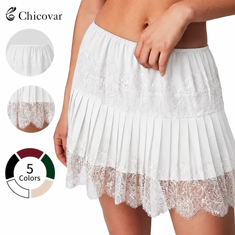 Chicovar Summer Lace Mini Slip Skirt! Must-Have for Trendsetters, Music Festival Outfit, Lace Skirt, GrungeStyle, Westernfashion,Summervibes