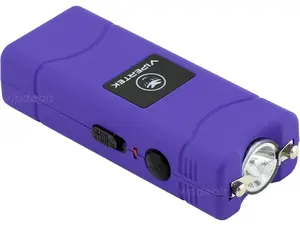 VIPERTEK Micro Mini PURPLE VTS-881 Rechargeable LED Flashlight For Emergencies and Outdoor Activities