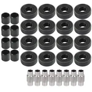 Amp Inline Roller Hockey Speed Bearings and Spacers Kit Ceramic Hybrid