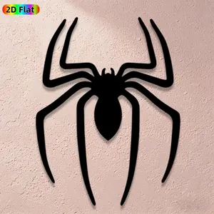 1pc Avant-Garde Spider Metal Wall Art, Avant-Garde Spider Statue Mural, Iron Craft, Perfect for Living Room, Garden Decor, Silhouette Wall Decor, Bathroom Wall Art, Metalwork, Halloween Decor, Ideal Gift for Trend Seekers