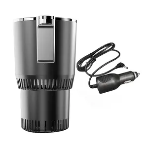2 in 1 Smart Car Cup Warmer & Cooler Auto Mug with Cooling and Heating Functions Insulation Drink Cooler for Tumblers A