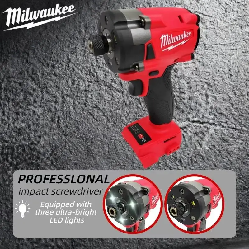 Milwaukee Cordless Impact Drill - Brushless, Compact, High Torque Hand Tool for Tools & Hardware Applications
