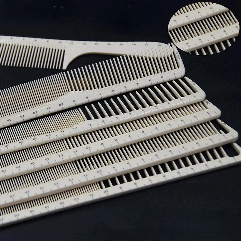1PC High Quality Laser Scale Cutting Comb – Professional Hairdressing Comb for Salon Precision & Styling