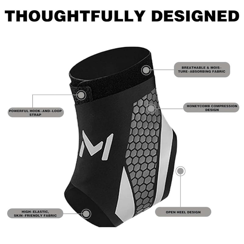 Ankle Brace Support 2PCS Ankle Sleeve Compression for Men Women Basketball Fitness Running  Elastic Ankle Stabilizer Workout