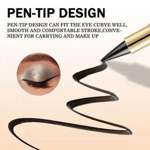 24H Waterproof Eyeliner Pen for Makeup, Smooth and Easy to Apply, Non-Disturbing and Non-Delaying, Multiple Color Options in Shimmer and Matte Finish