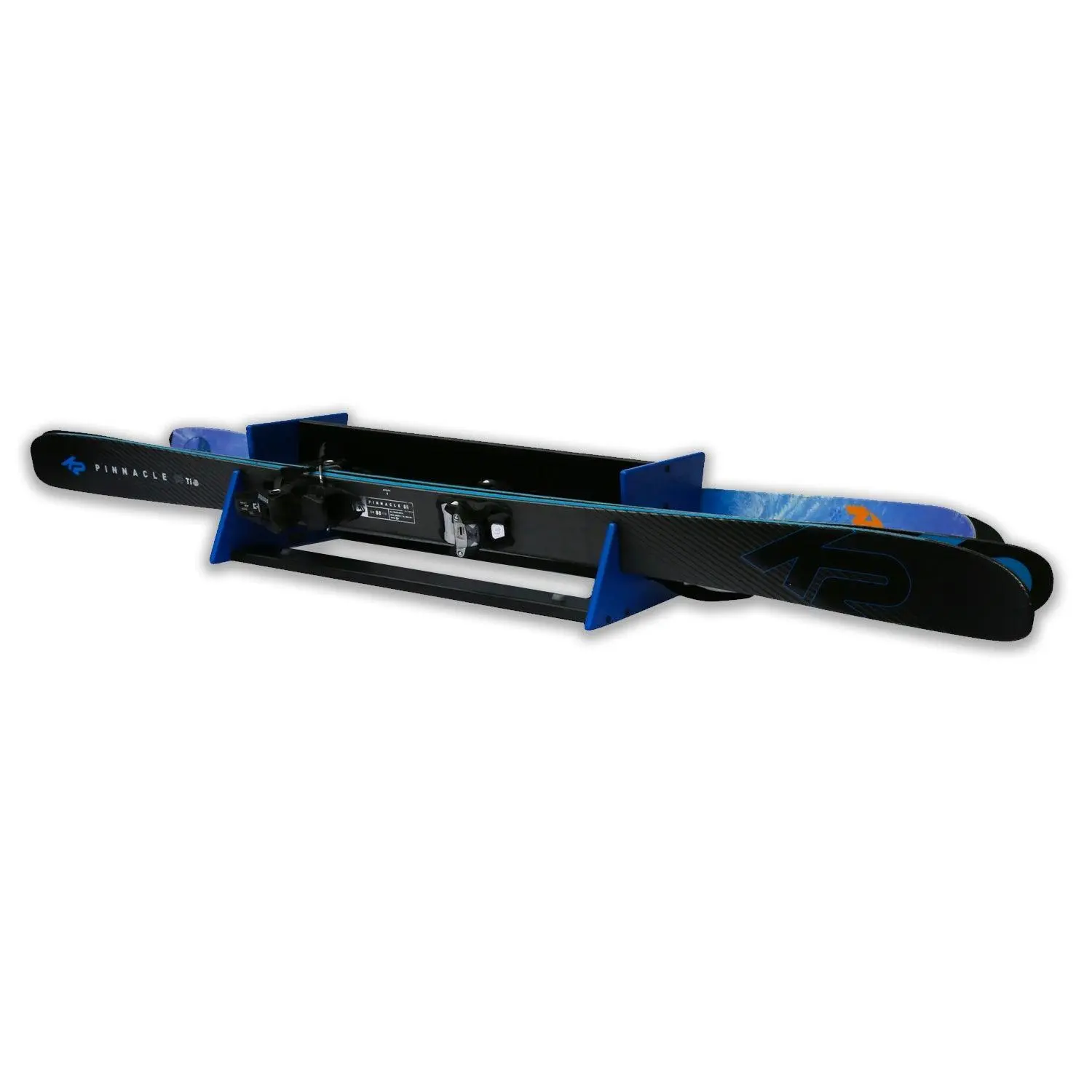 TRAPSKI DOUBLE Mobile All Mountain Ski and Standard Stance Snowboard Rack Organize Safety
