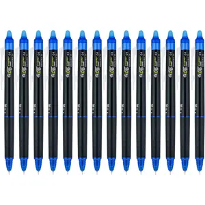 FriXion Synergy Clicker Erasable Gel Ink Pens, Extra Fine Point, Blue Ink, 14pack (17837)