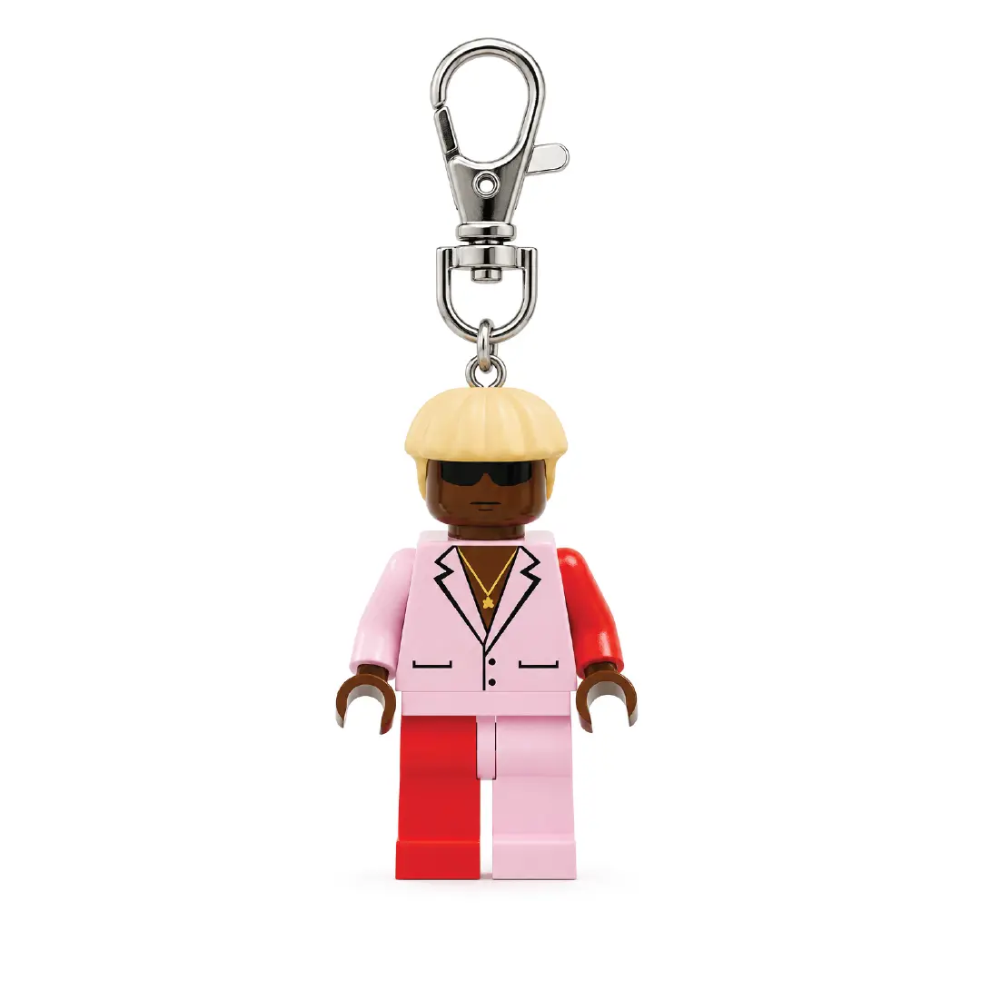 Keychain - Pink Suit with Red Pants and Gold Chain - Perfect for Fans and Collectors