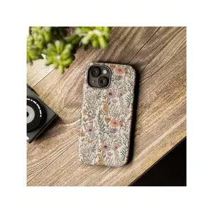 Vintage Boho Flower Phone Case |   Wildflower Cottagecore Cover Premium Film 2 In 1 Phone Case - Durable, Stylish Protection - Compatible With IPhone 16, 15, 14, 13, 12, 11, Plus, Pro, Pro Max,Birthday Gift For Friends.Suitable For IPhone 17 Air