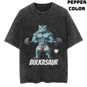 Bulkasaur Vintage Tee, Bulbasaur T-Shirt, Pokemon Tee, Anime Shirt, Animation Graphic Tees, Gym Shirt, Unisex T-Shirt, Classic