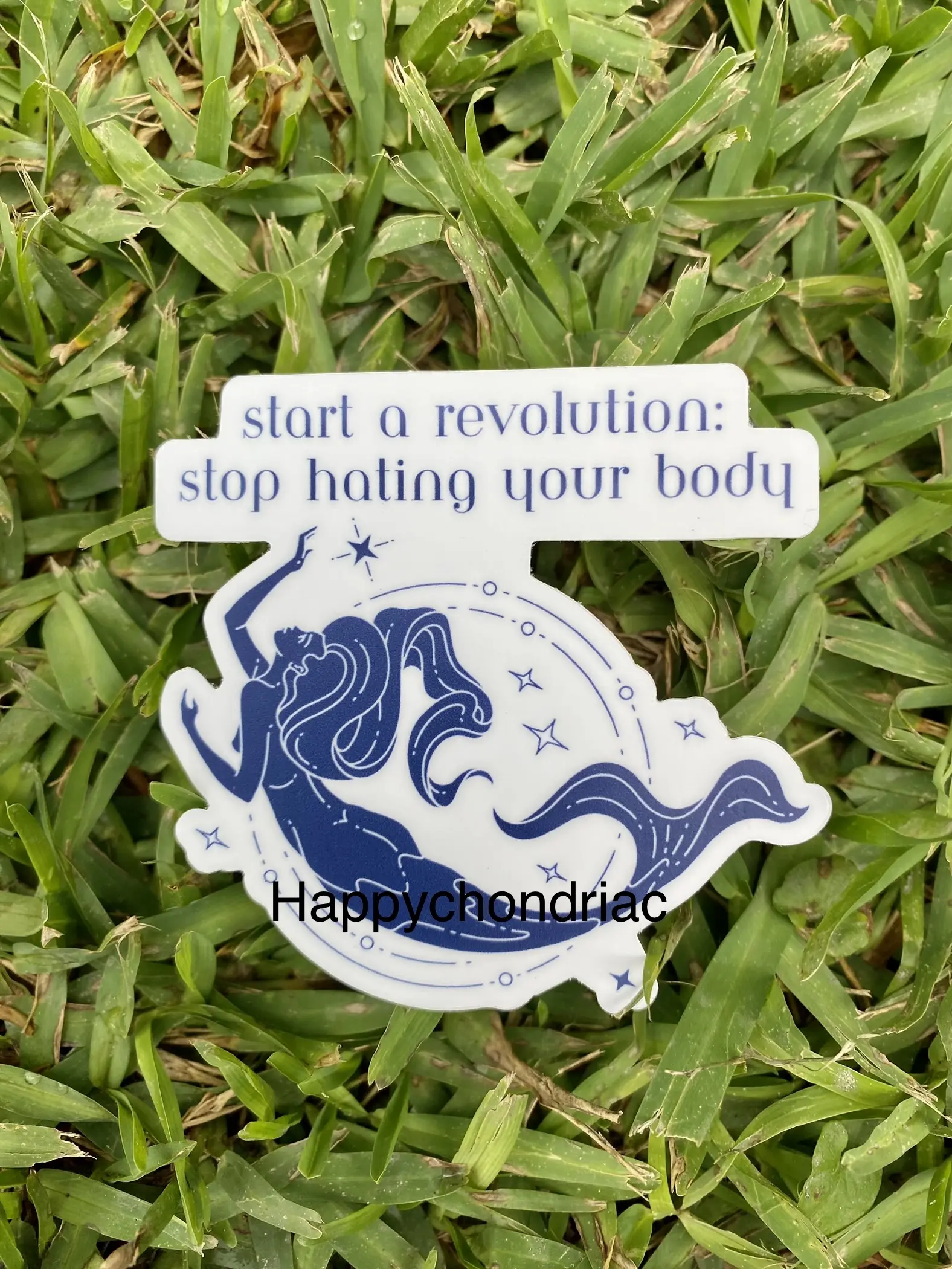 Start a Revolution: Stop Hating Your Body Sticker