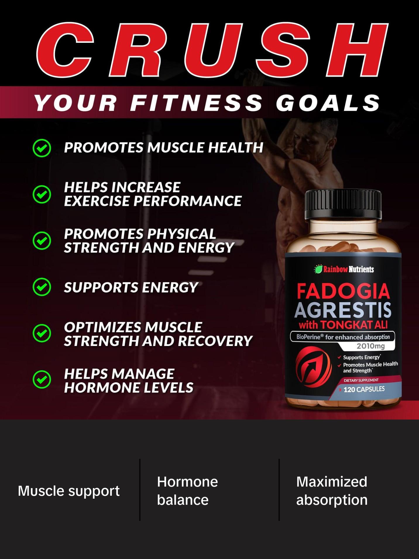 Fadogia Agrestis Extract with Tongkat Ali