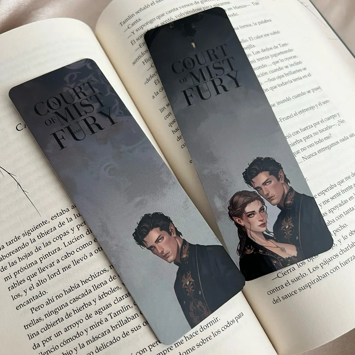 ACOMAF Characters Bookmarks + A Court Of Mist And Fury - Set of 2