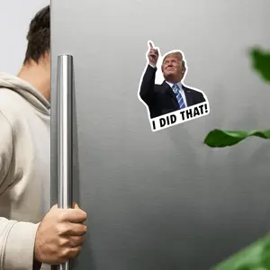 Donald Trump Magnet, ‘I Did That’ Meme Trump Fridge Magnetic, Locker Office, Perfect for Daily Fun Decor & Gag Gift, Ideal for American, Meme Fans Teens, Coworkers, Friends.