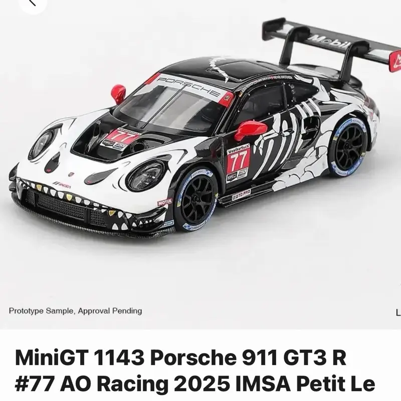 Mini GT Skeleton Rexy Porche 911 GT3 R