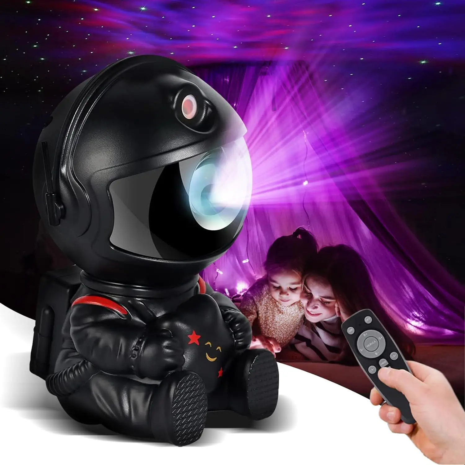 Astronaut Star Projector, USB Powered Starry Sky Projector Night Light, Galaxy Bedroom Projector, Adult Playroom Home Theater Room Decor