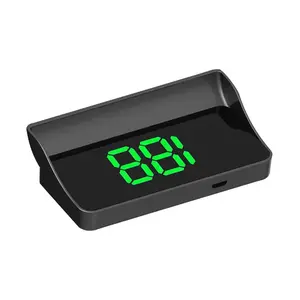 Car GPS Head-Up Display (HUD) - Built-in Anti-Glare Hood, Large MPH Digital Speedometer, Plug-and-Play, Universal for All Vehicles, Night Driving Accessory, Dad’s Top Car Gift