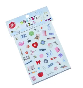 CRAFT GIRL PICTO-STICKERS BY HARICOT VERT