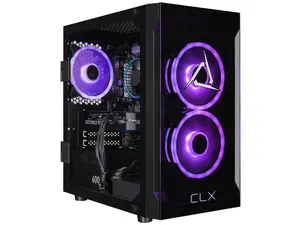 CLX SET Gaming Desktop - Intel Core i5 14400F 2.5GHz 10-Core Processor, 32GB DDR5 Memory, GeForce RTX 5060 8GB GDDR7 Graphics, 2TB NVMe M.2 SSD, WiFi, Win 11 Home 64-bit