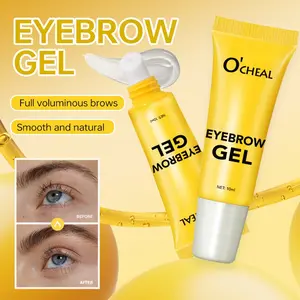 Wild Brow Gel with Brush, Natural Setting Liquid, Transparent Colorless Jelly Soft Gel, Shape Your Brows Naturally, Perfect for Wild Look