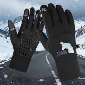 2026 new unisex Unicorn Print Gloves Winter Warm Touchscreen Gloves for Men Women Soft Lining Non-Slip Grip Perfect for Cycling Outdoor Activities