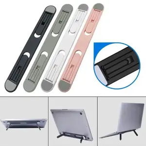Adjustable Laptop Stand, Foldable Tablet Holder, Strong Load Capacity, Non-Slip Design, Universal Cooling Pad, Notebook Support