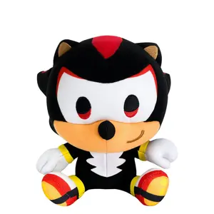 Sonic The Hedgehog - SD Shadow The Hedgehog Sitting Plush 7"H