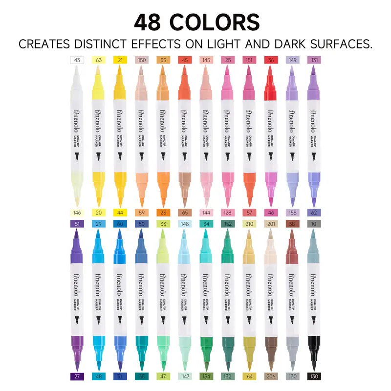 96 Colors / 48 pcs (2×24ct)