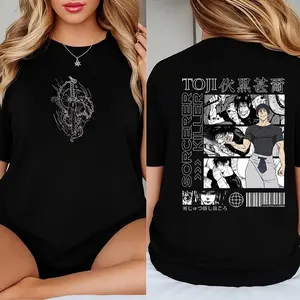 Toji Anime T Shirt, Jujutsu Kaisen Toji Fushiguro Sweatshirt, Sorcerer Kiiller Anime Hoodie, Gift For Manga Fan, Unisex Sweater Pullover Tee