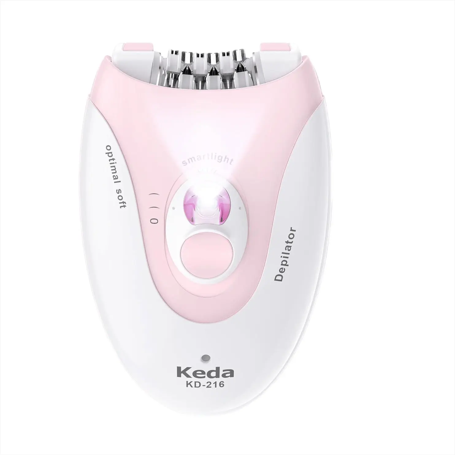Smart women's body-hugging electric epilator delivers efficient, black-dot-free removal, Hair removal, adjustable speeds for comfort and less redness, quiet glide, Cordless rechargeable portability, silky-smooth skin for summer tank tops and short skirts