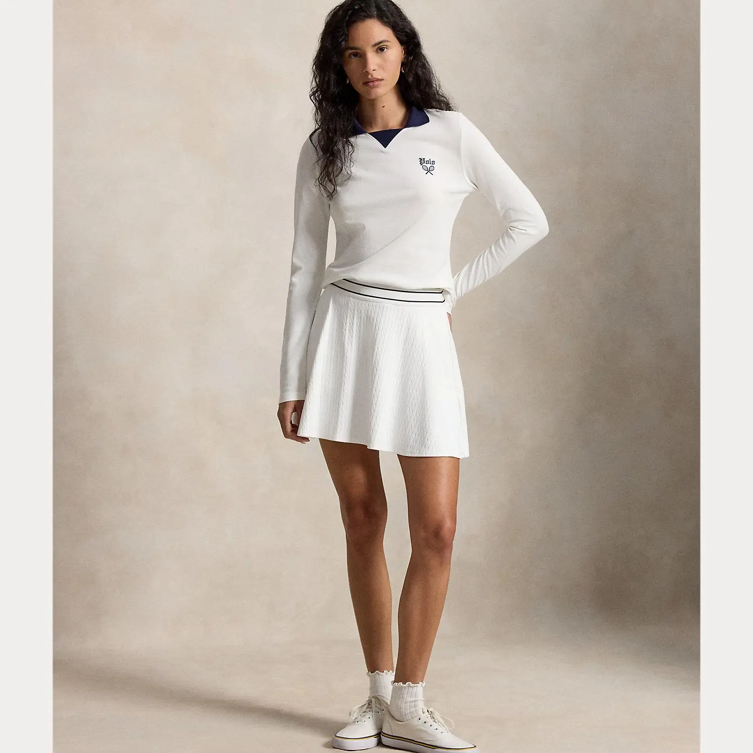 Polo Ralph Lauren - US Open Slim Fit Long-Sleeve Polo Shirt