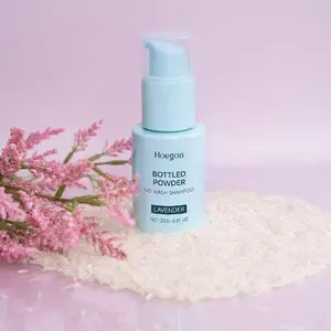 Organic Dry Shampoo Spray, Gentle Cleansing Powder, Non-Aerosol Formula, Benzene-Free, Suitable for All Hair Types, Lavender Scent, Natural Hair Care